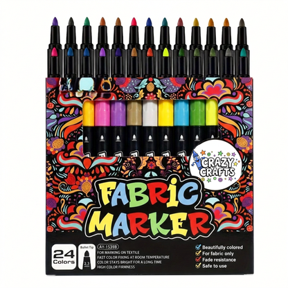 Fabric Marker (24 Colours)