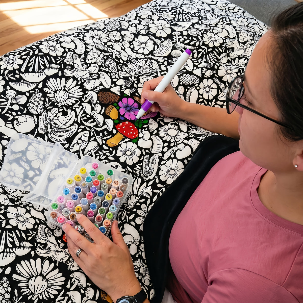 CuddleCraft™ DIY Colouring Blanket