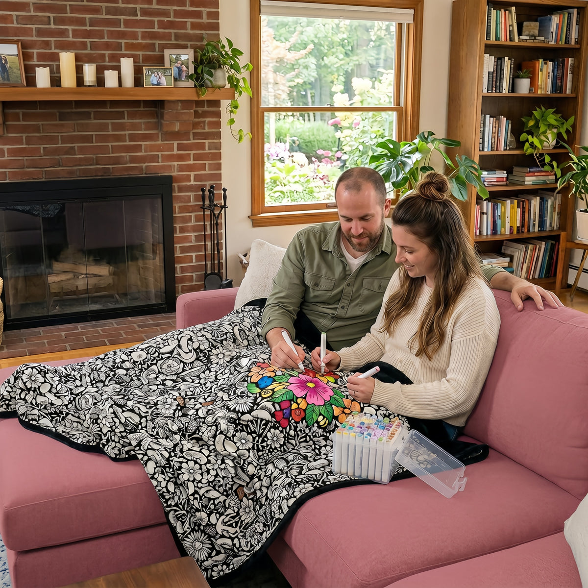 CuddleCraft™ DIY Colouring Blanket