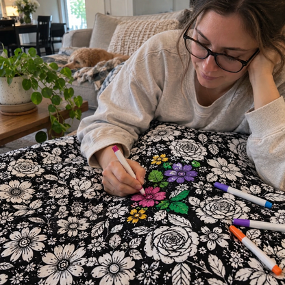 CuddleCraft™ DIY Colouring Blanket